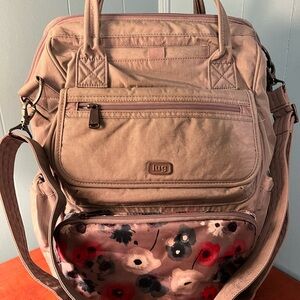 Lug Via Convertable Backpack Tote-pearl watercolor